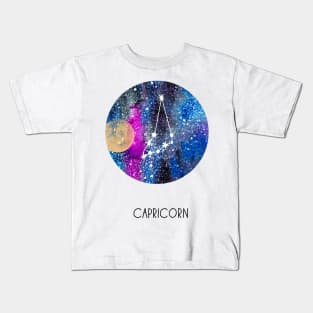 Capricorn Constellation, Capricorn Kids T-Shirt